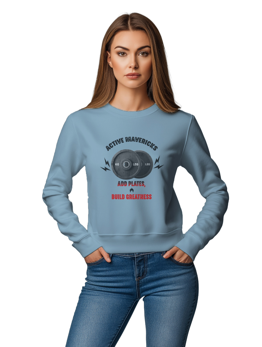 Women's WEIGHT PLATES Sweatshirt