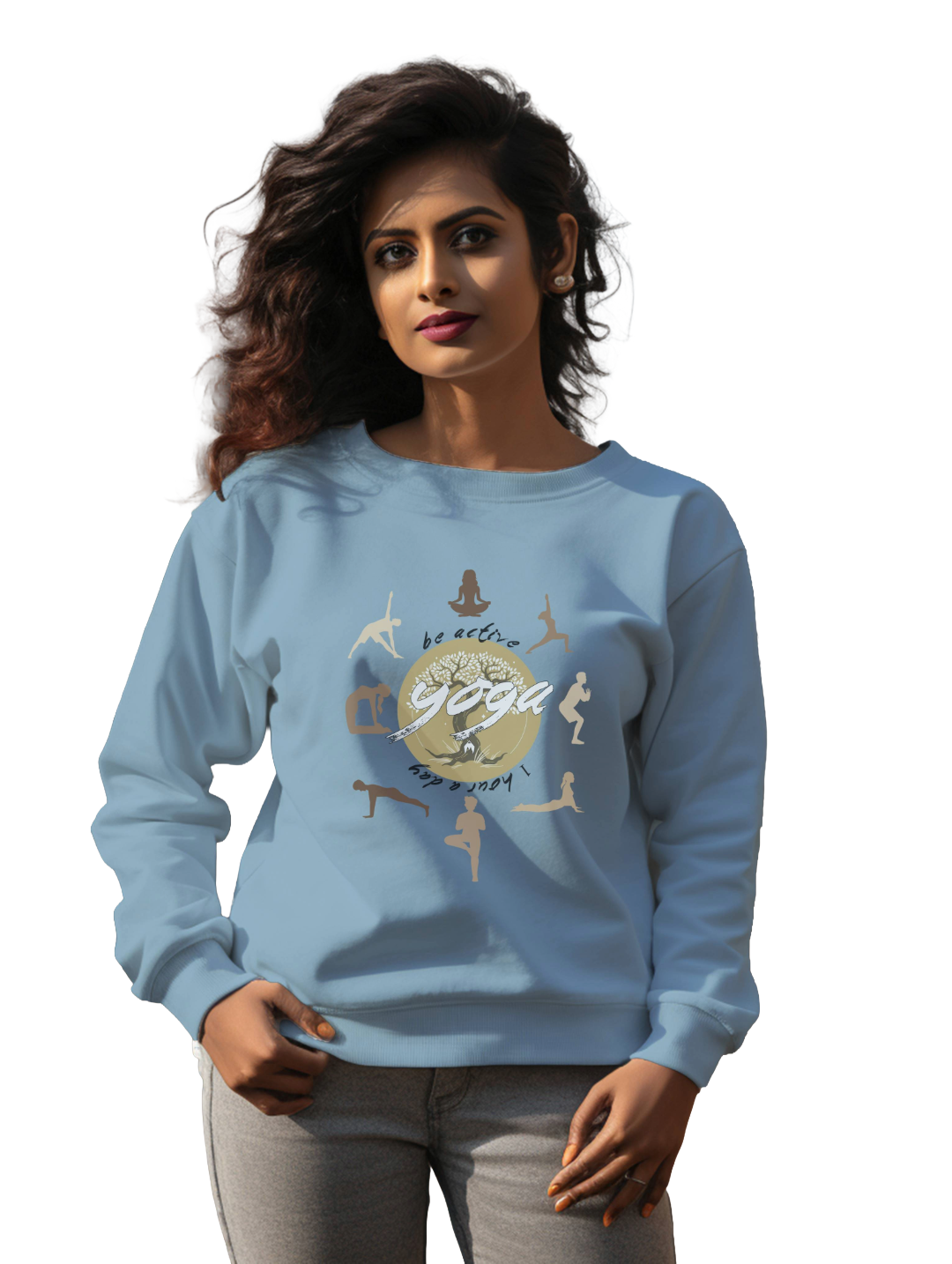 Women's ALL YOGA POSE  Sweatshirt