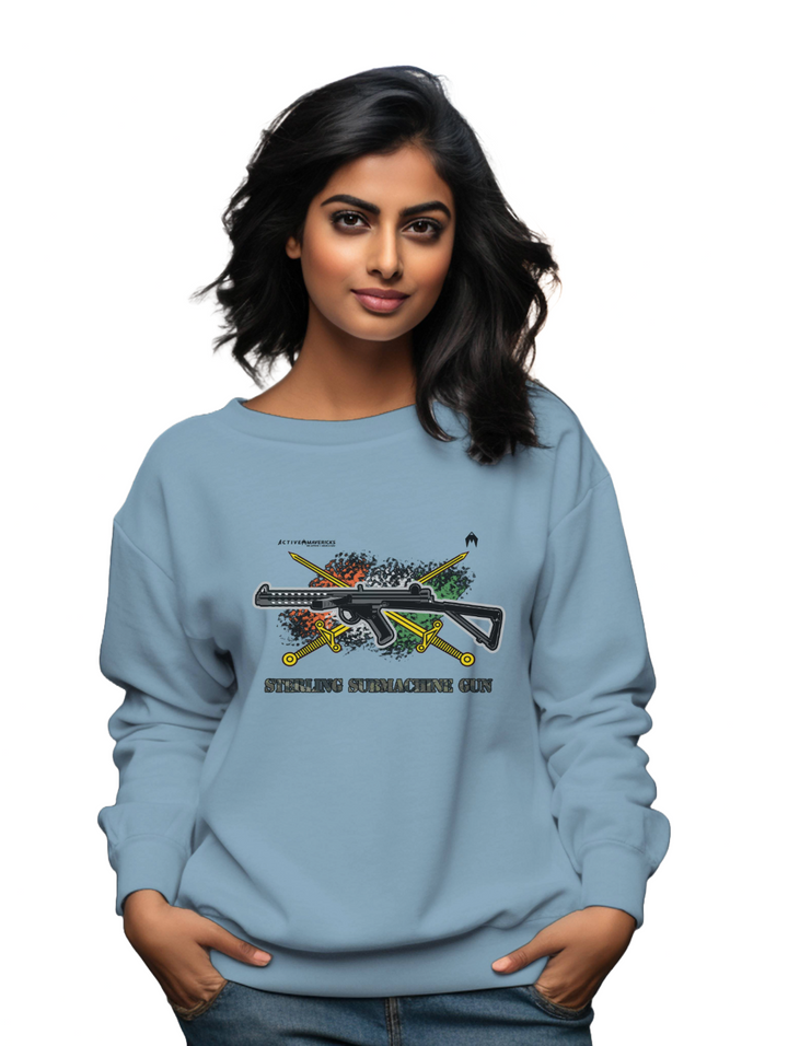 Women's STERLING SUBMACHINE GUN Sweatshirt