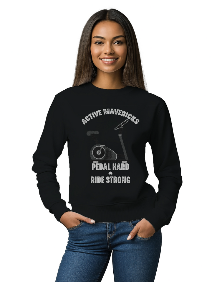 Women's PEDAL HARD, RIDE STRONG Sweatshirt
