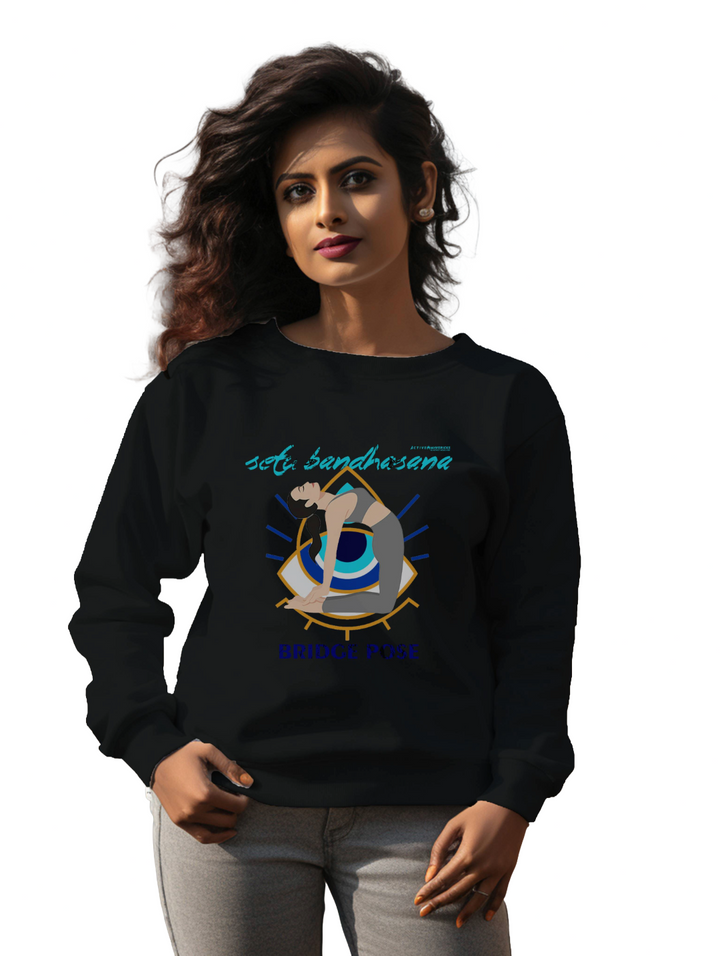 Women's SETU BANDHASANA Sweatshirt
