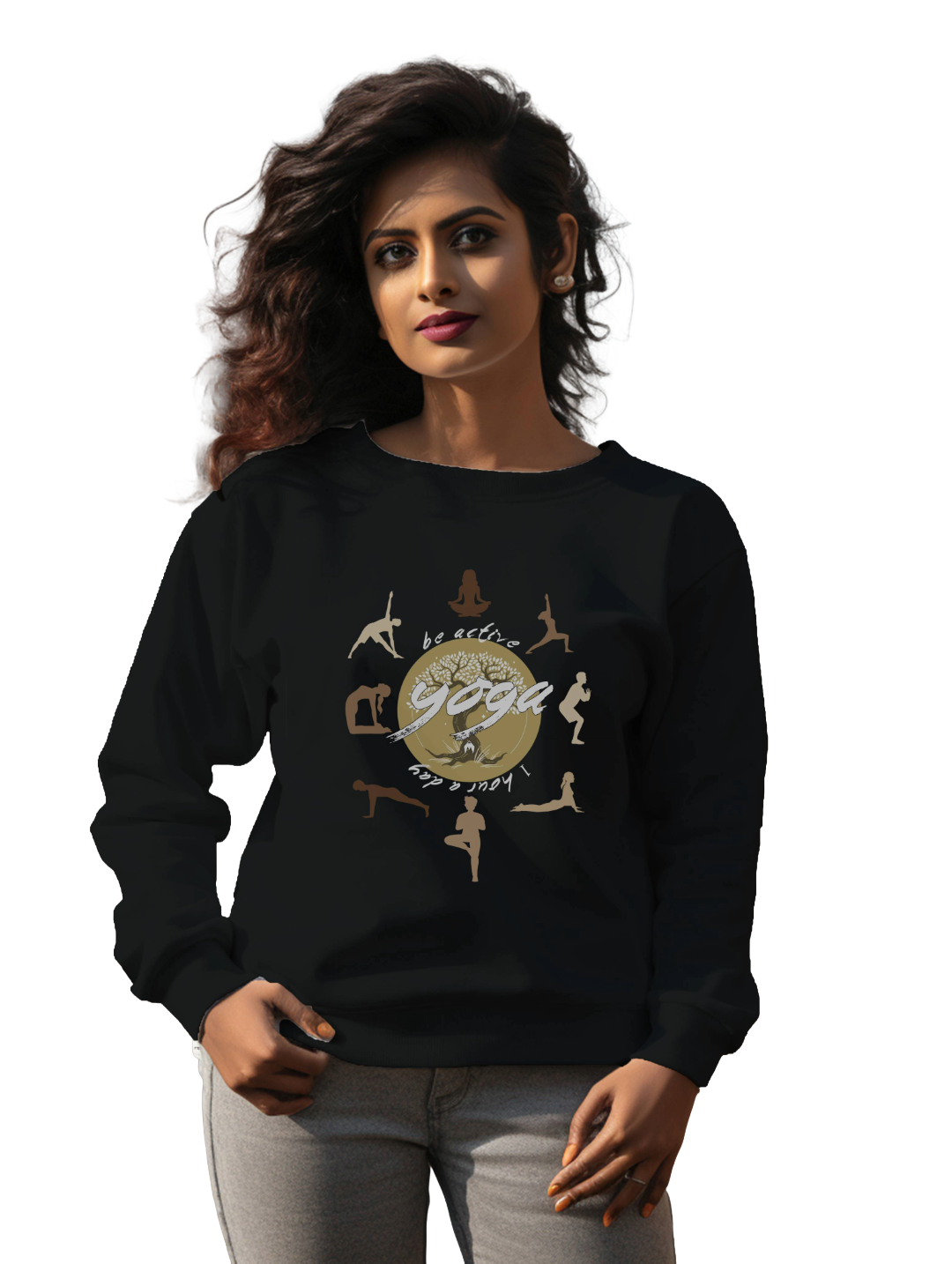 Women's ALL YOGA POSE  Sweatshirt