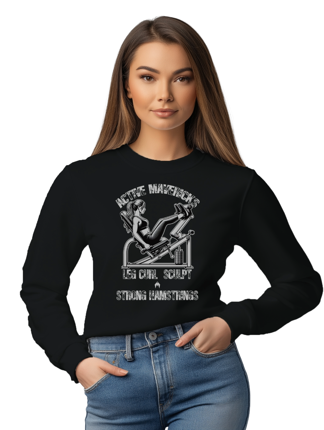Women's LEG CURL SCULPT Sweatshirt