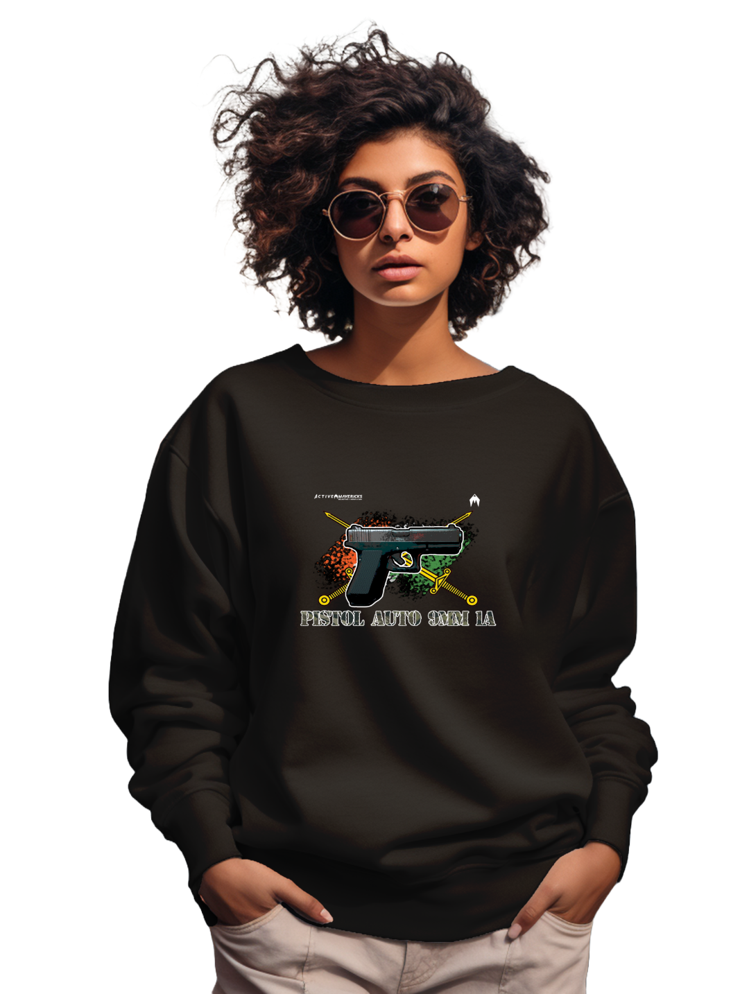 Women's PISTOL AUTO 9MM 1A Sweatshirt