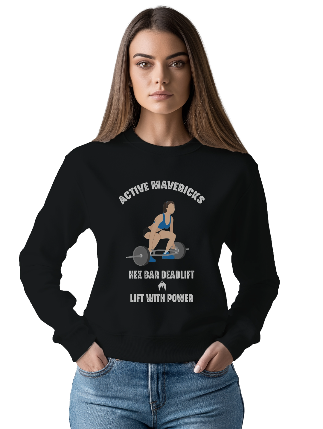 Women's HEX BAR DEADLIFT Sweatshirt