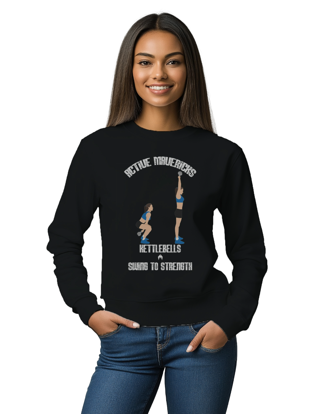 Women's KETTLEBELL SWING baby Sweatshirt