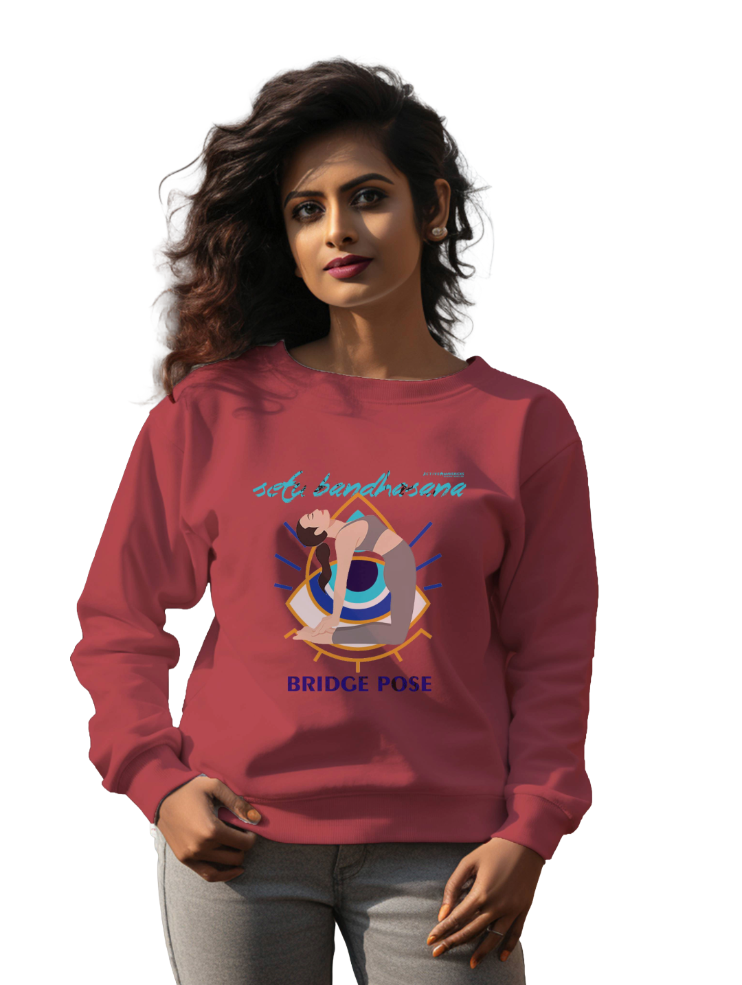 Women's SETU BANDHASANA Sweatshirt