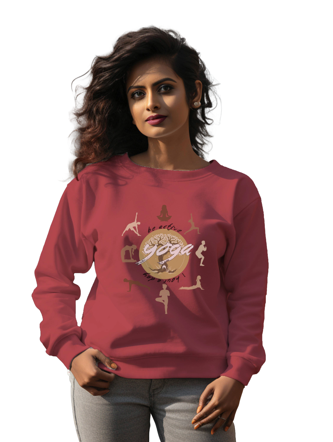 Women's ALL YOGA POSE  Sweatshirt