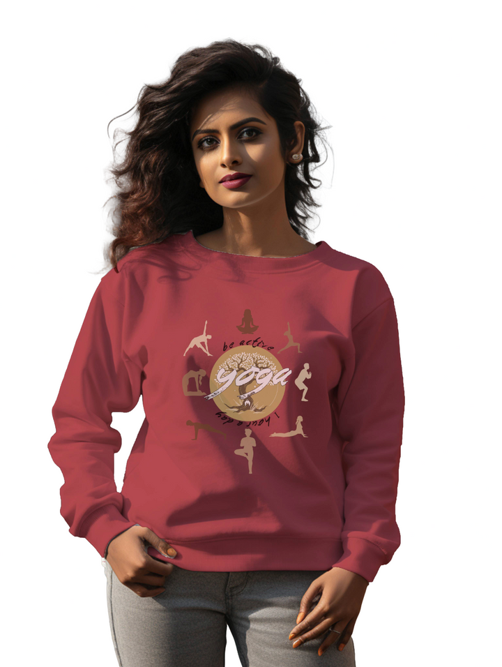 Women's ALL YOGA POSE  Sweatshirt