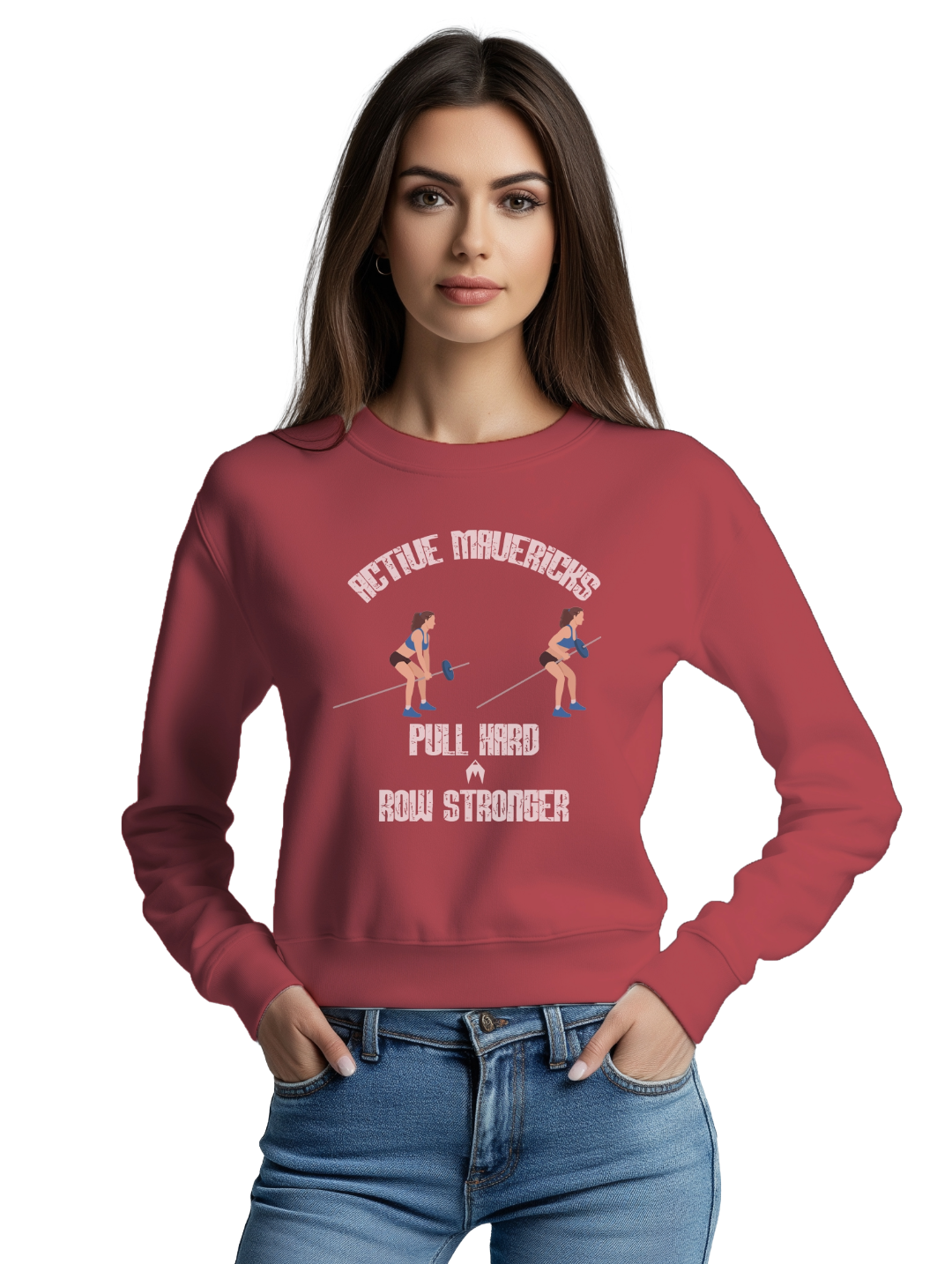 Women's PULL HARD, ROW STRONGER Sweatshirt