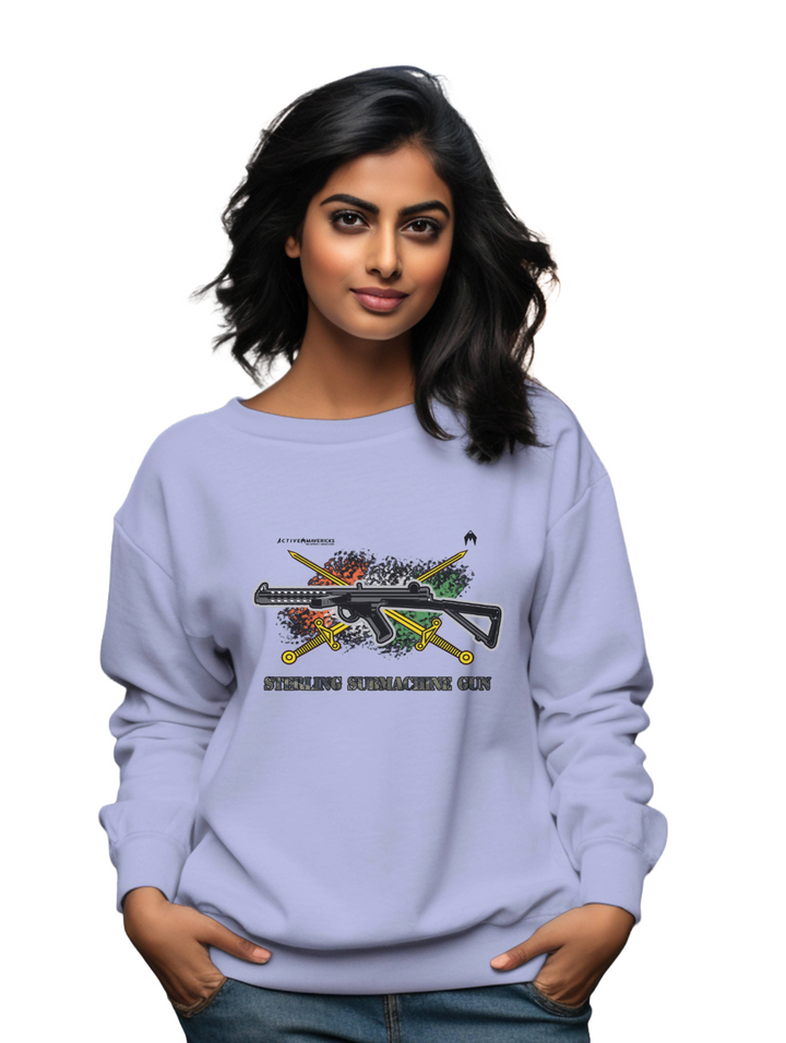 Women's STERLING SUBMACHINE GUN Sweatshirt