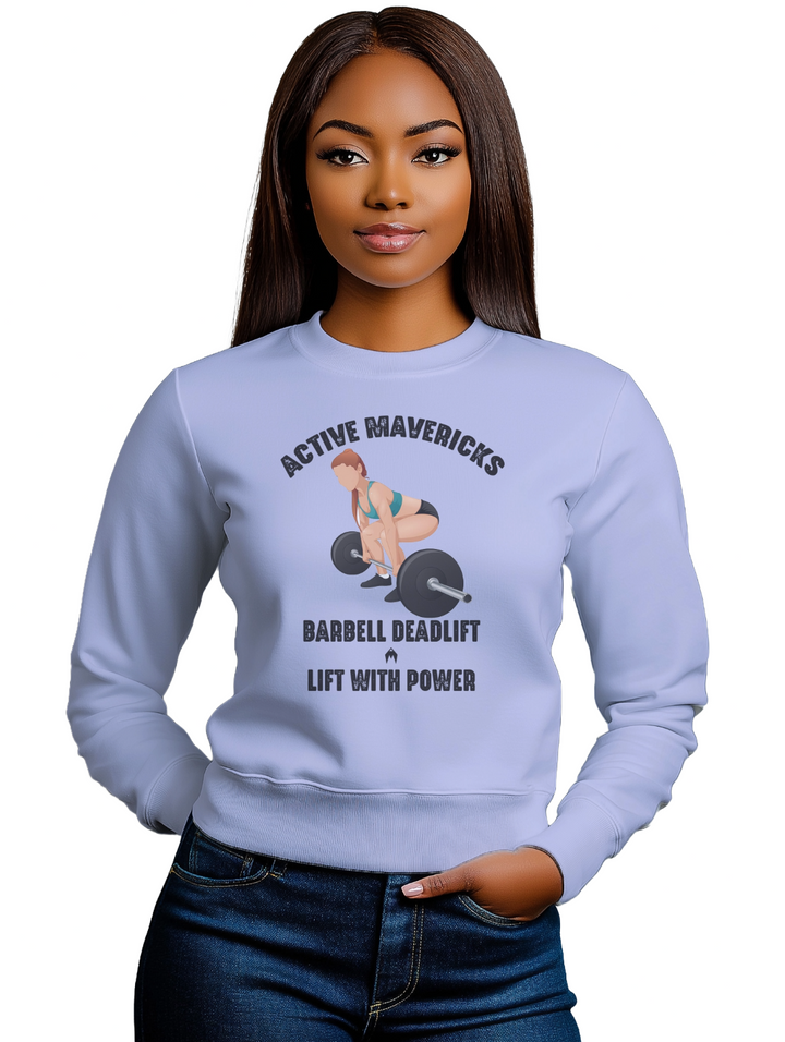 Women's BARBELL DEADLIFT Sweatshirt