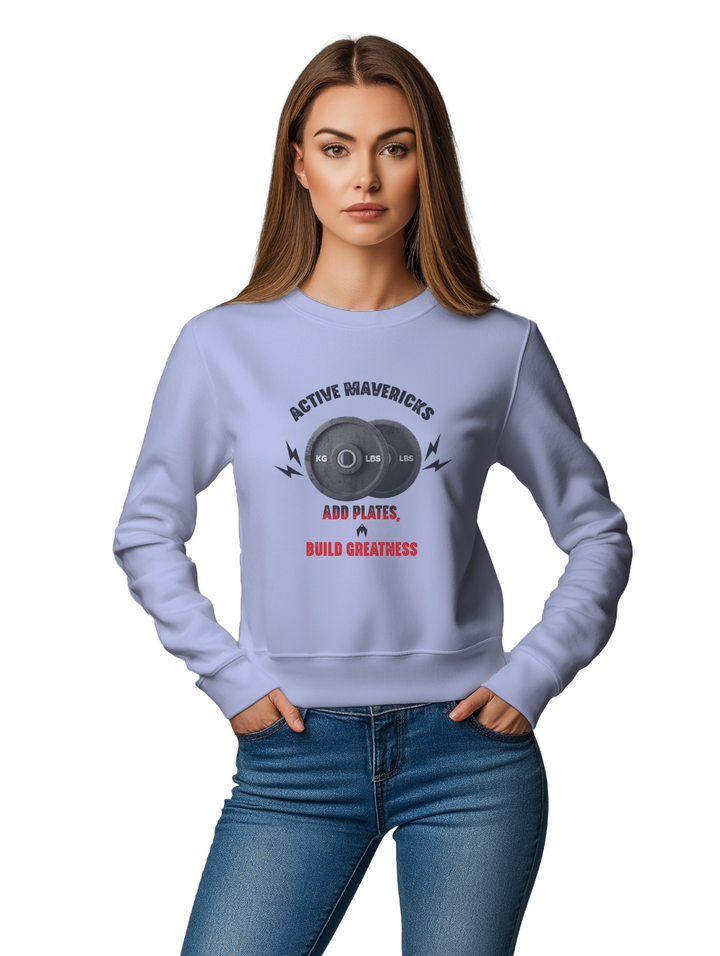 Women's WEIGHT PLATES Sweatshirt