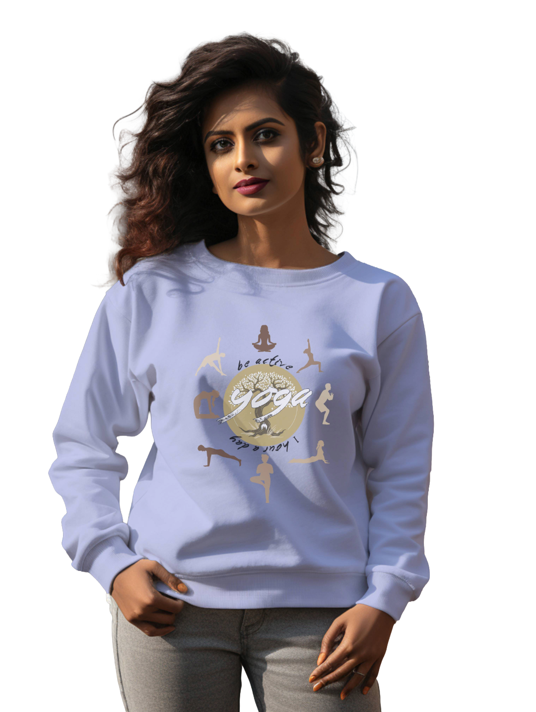 Women's ALL YOGA POSE  Sweatshirt