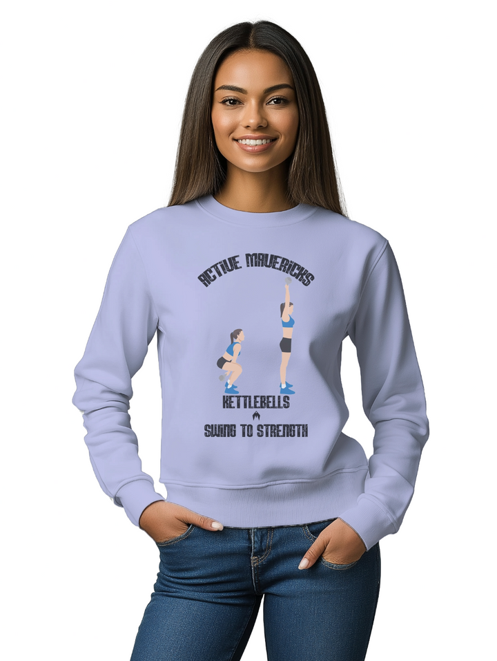 Women's KETTLEBELL SWING baby Sweatshirt