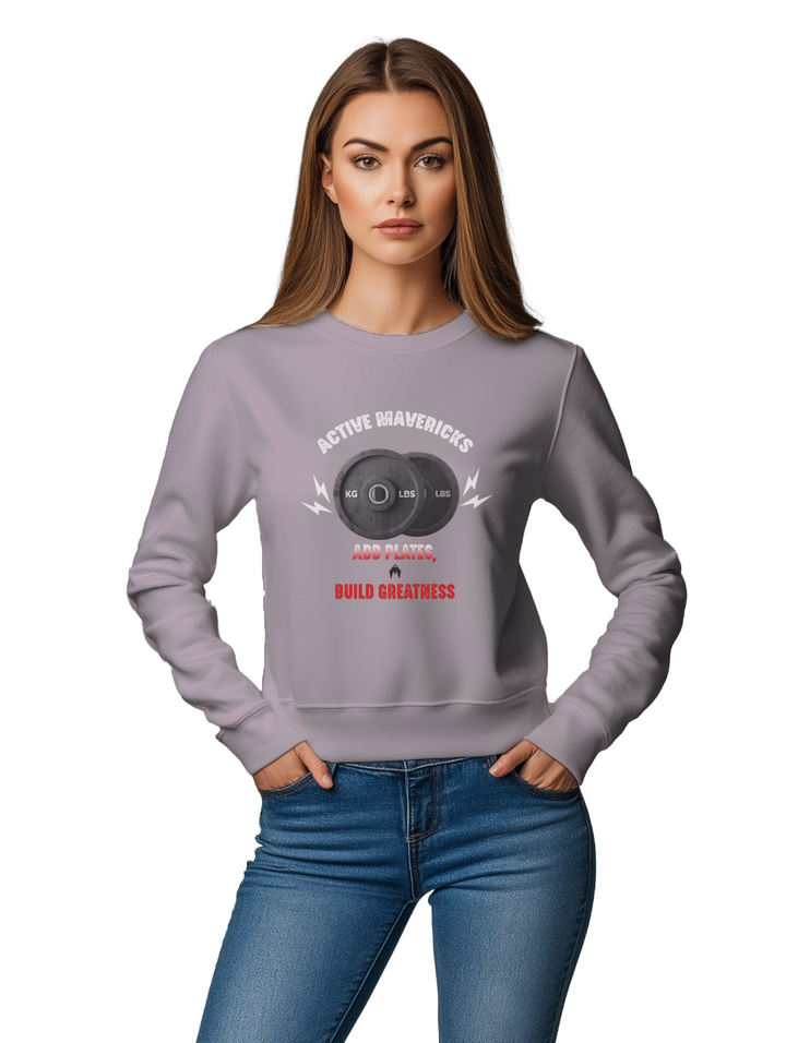 Women's WEIGHT PLATES Sweatshirt
