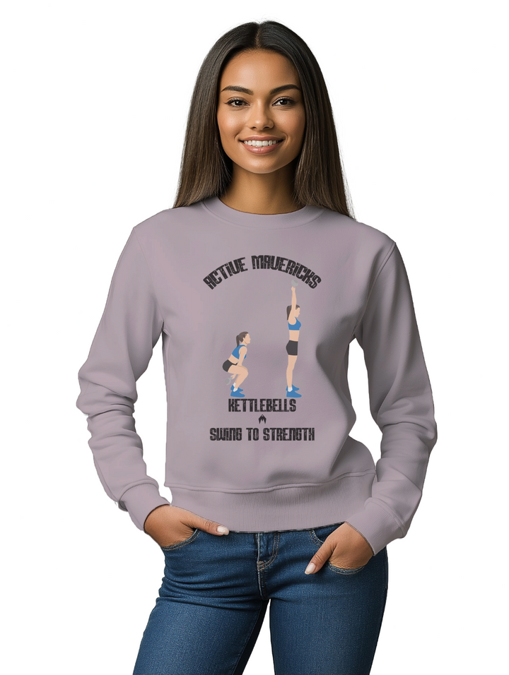 Women's KETTLEBELL SWING baby Sweatshirt