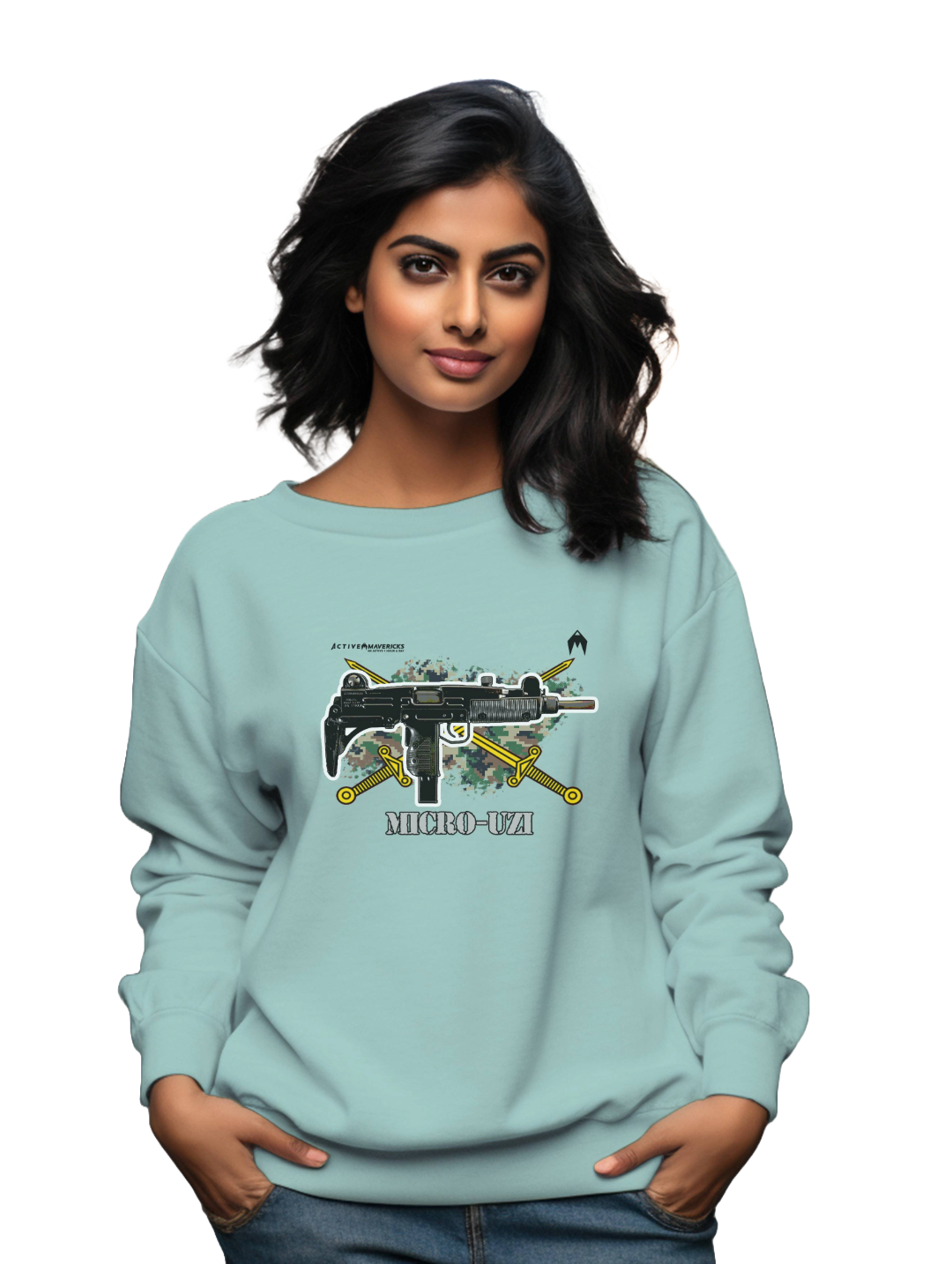 Women's MICRO UZI sweatshirt