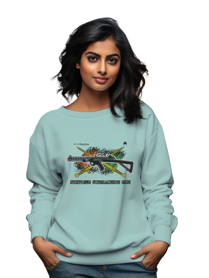 Women's STERLING SUBMACHINE GUN Sweatshirt