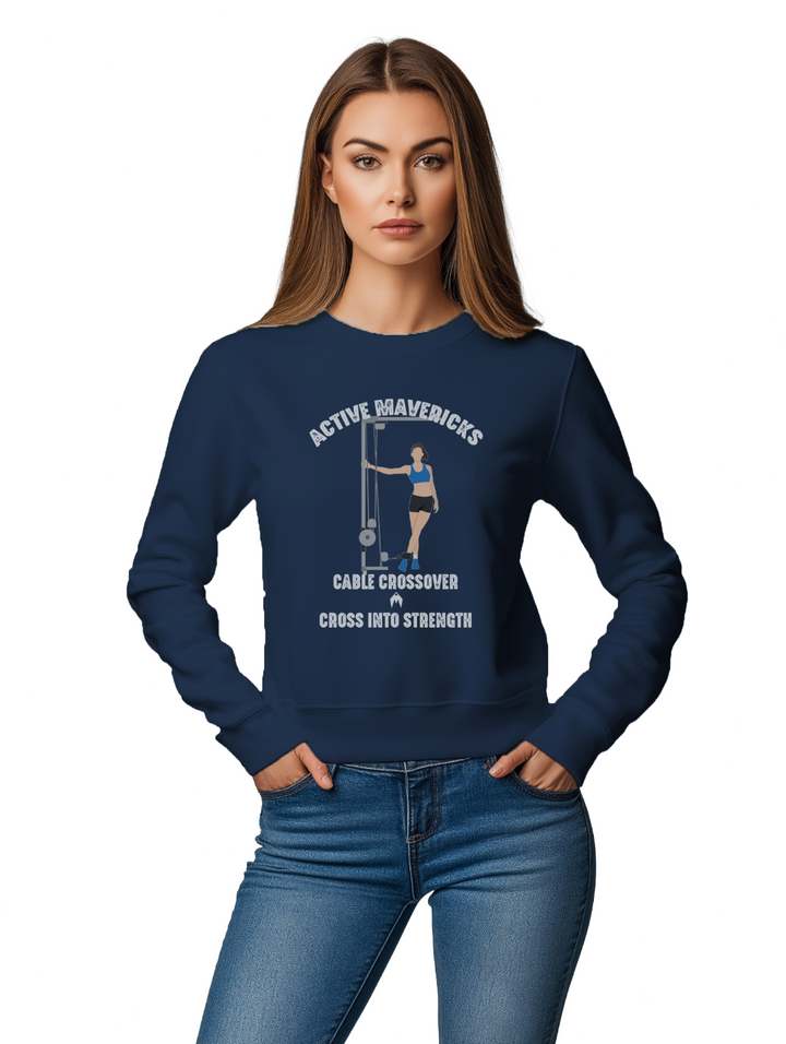 Women's CABLE CROSSOVER Sweatshirt