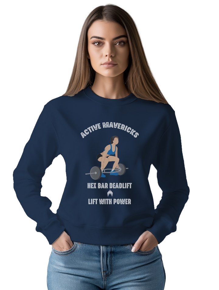 Women's HEX BAR DEADLIFT Sweatshirt