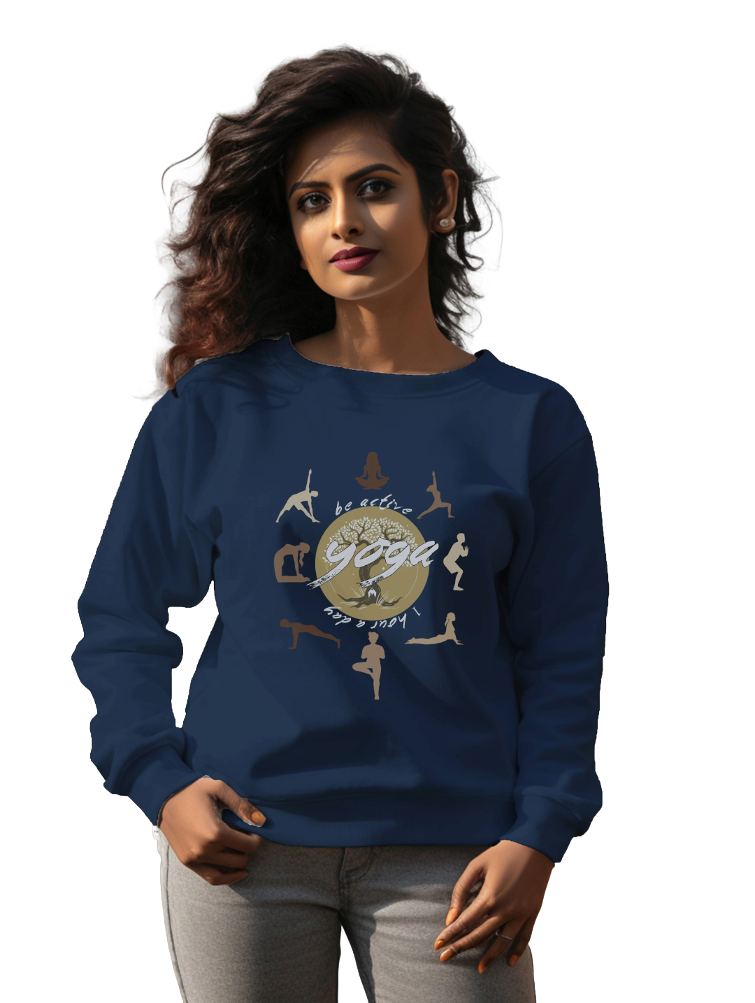 Women's ALL YOGA POSE  Sweatshirt