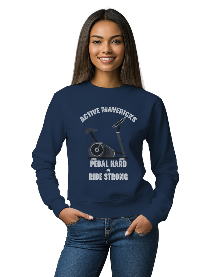 Women's PEDAL HARD, RIDE STRONG Sweatshirt