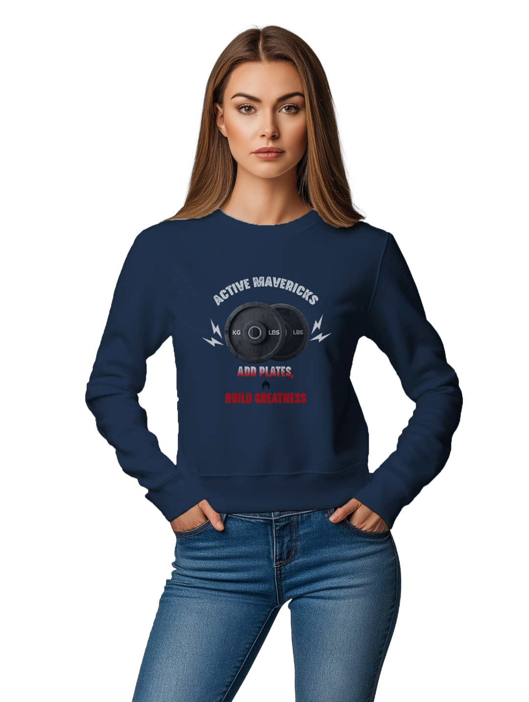 Women's WEIGHT PLATES Sweatshirt