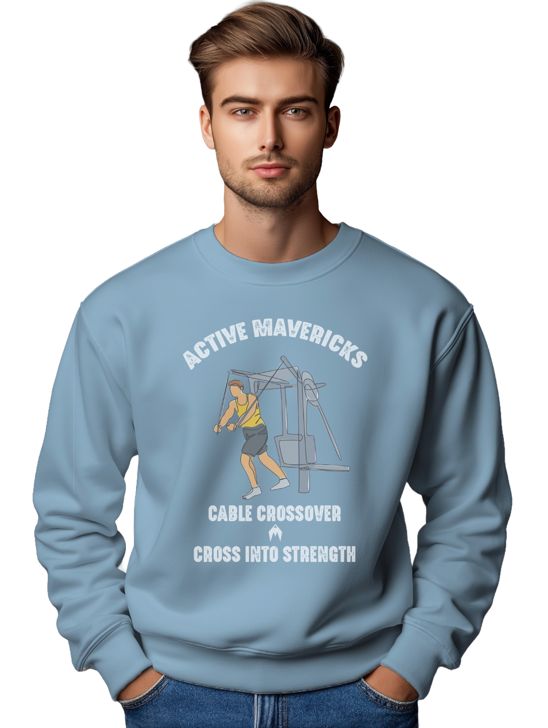 Men's CABLE CROSSOVER Sweatshirt