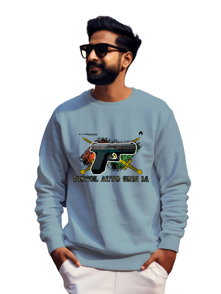 Men's PISTOL AUTO 9MM 1A Sweatshirt