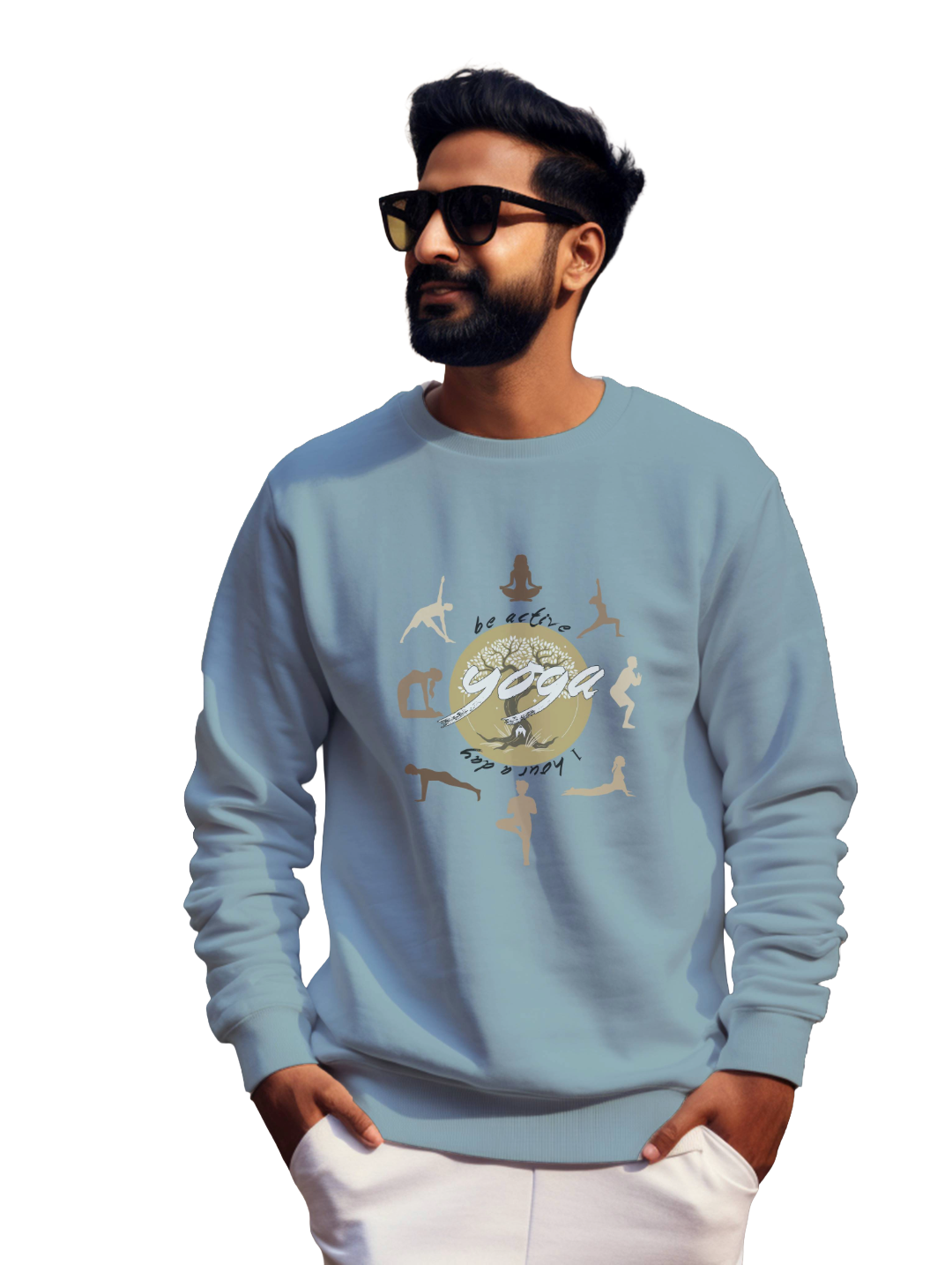 Men's ALL YOGA POSE  Sweatshirt