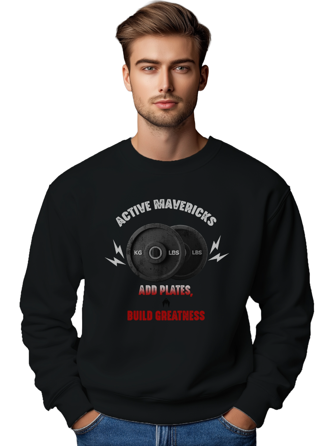 Men's WEIGHT PLATES Sweatshirt
