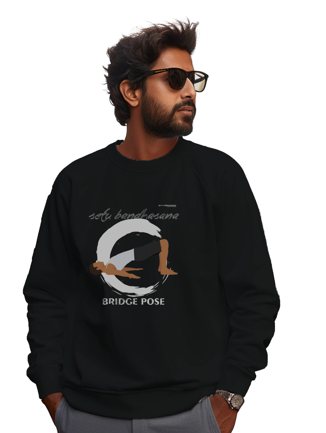Men's SETU BANDHASANA  Sweatshirt