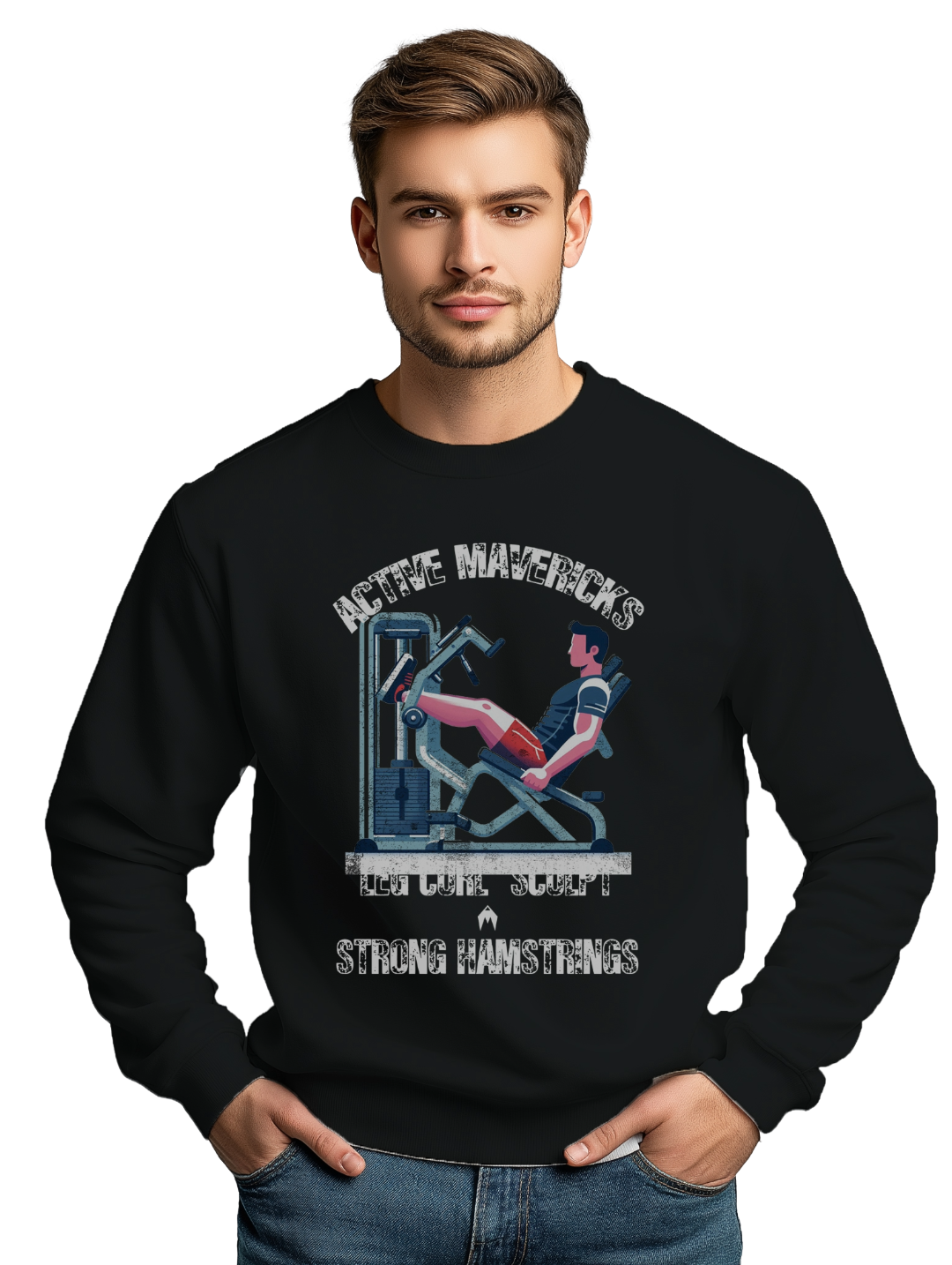 Men's LEG CURL SCULPT Sweatshirt
