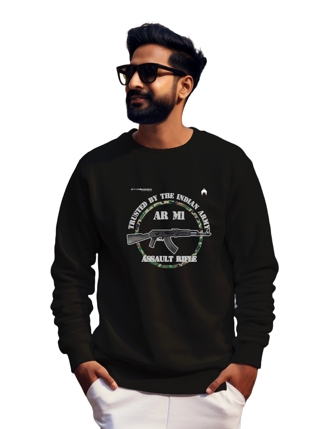 Men's AR M1 ASSAULT RIFLE Sweatshirt