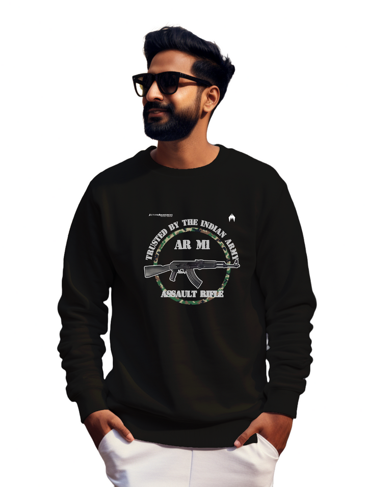 Men's AR M1 ASSAULT RIFLE Sweatshirt