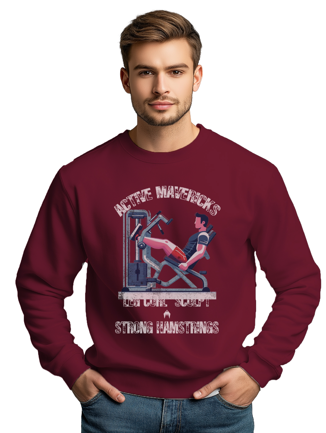 Men's LEG CURL SCULPT Sweatshirt
