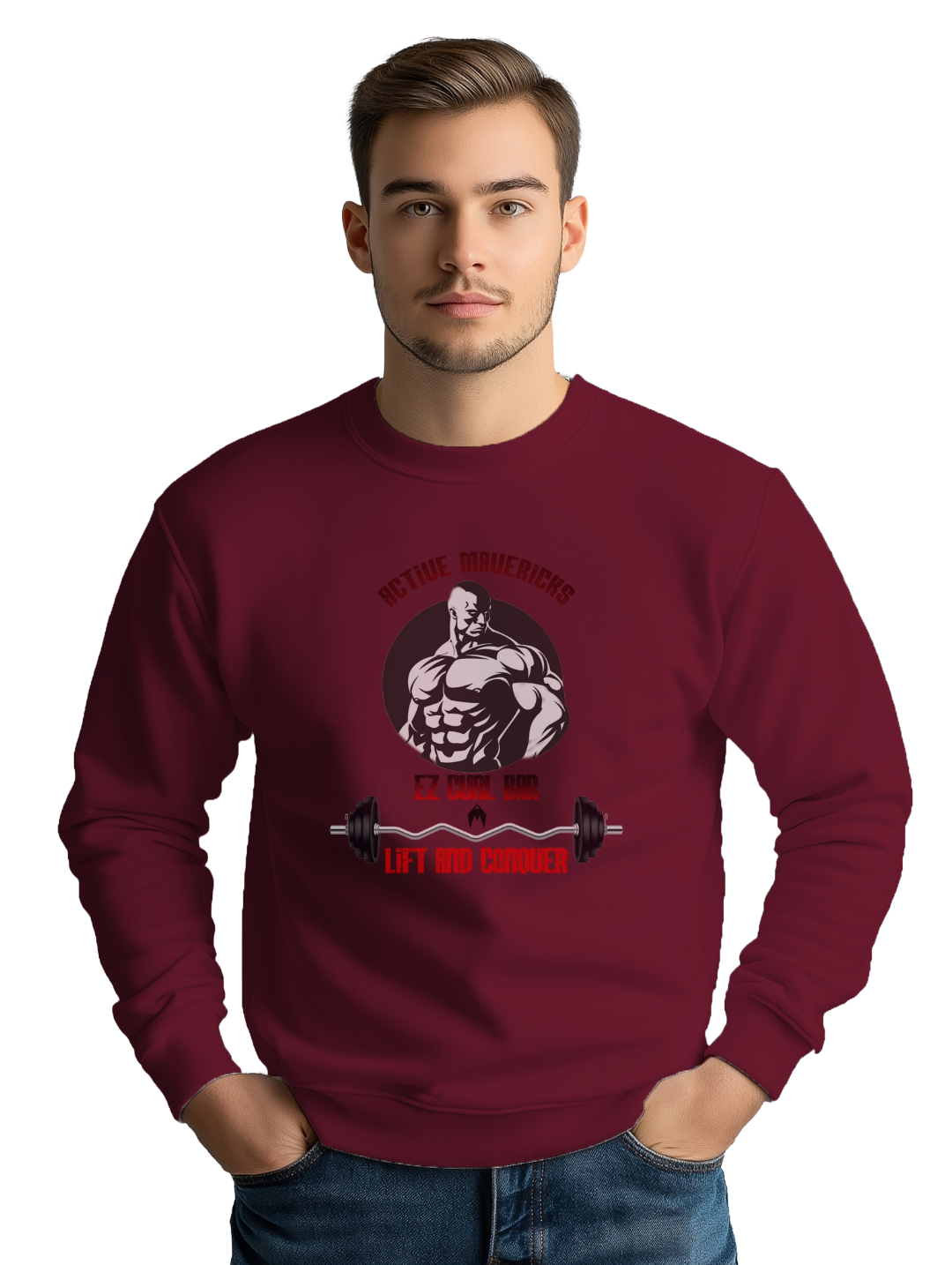 Men's CURL BAR Sweatshirt