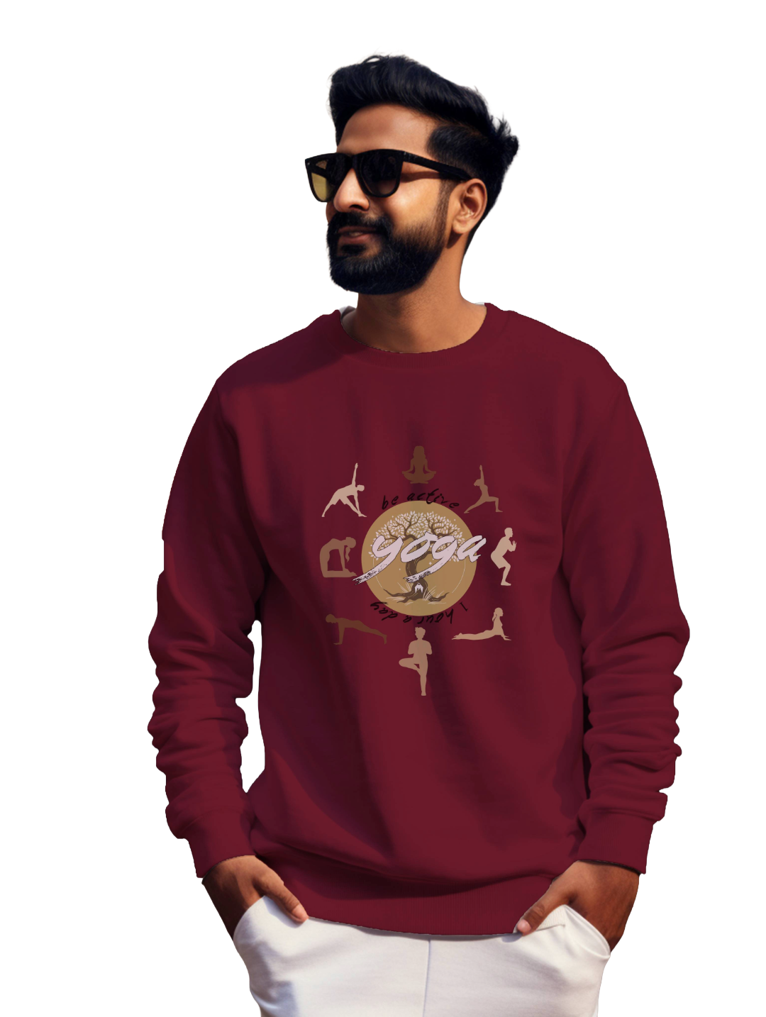 Men's ALL YOGA POSE  Sweatshirt