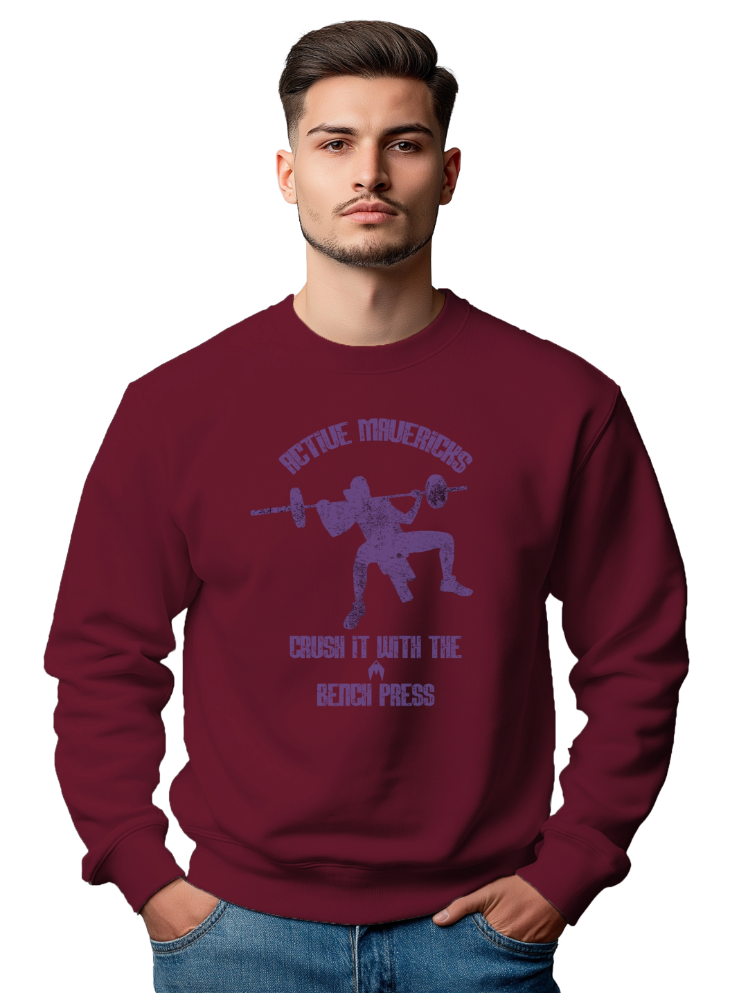 Men's BENCH PRESS Sweatshirt