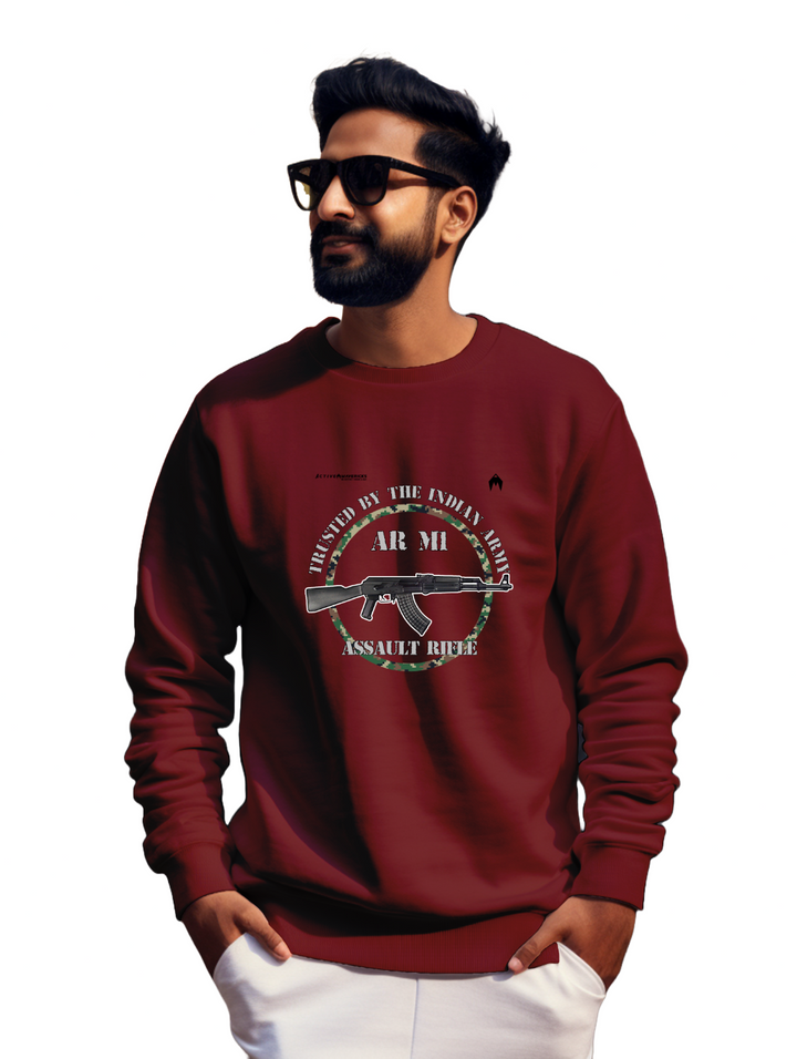 Men's AR M1 ASSAULT RIFLE Sweatshirt