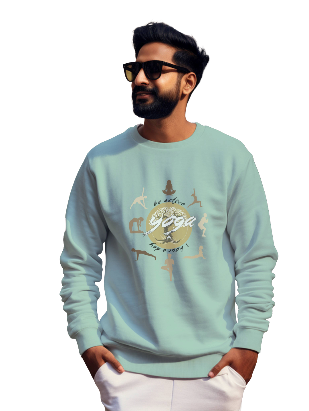 Men's ALL YOGA POSE  Sweatshirt