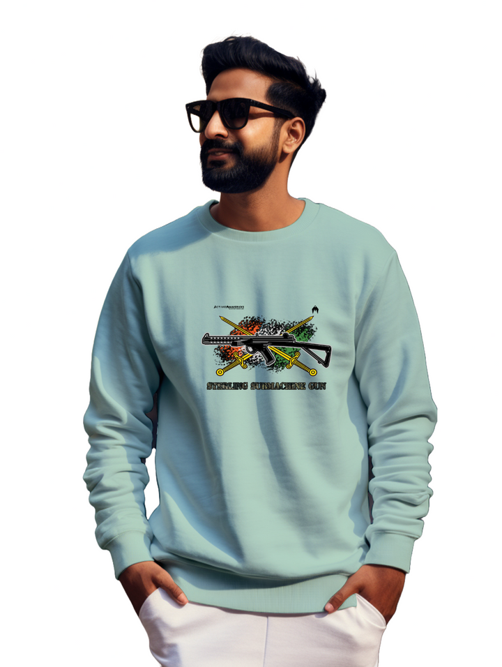 Men's STERLING SUBMACHINE GUN Sweatshirt