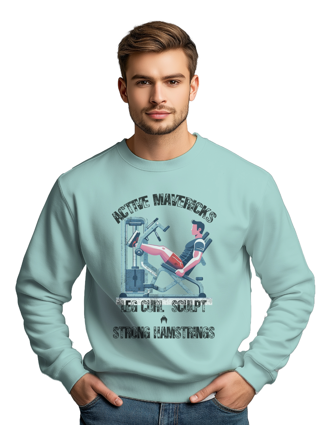 Men's LEG CURL SCULPT Sweatshirt