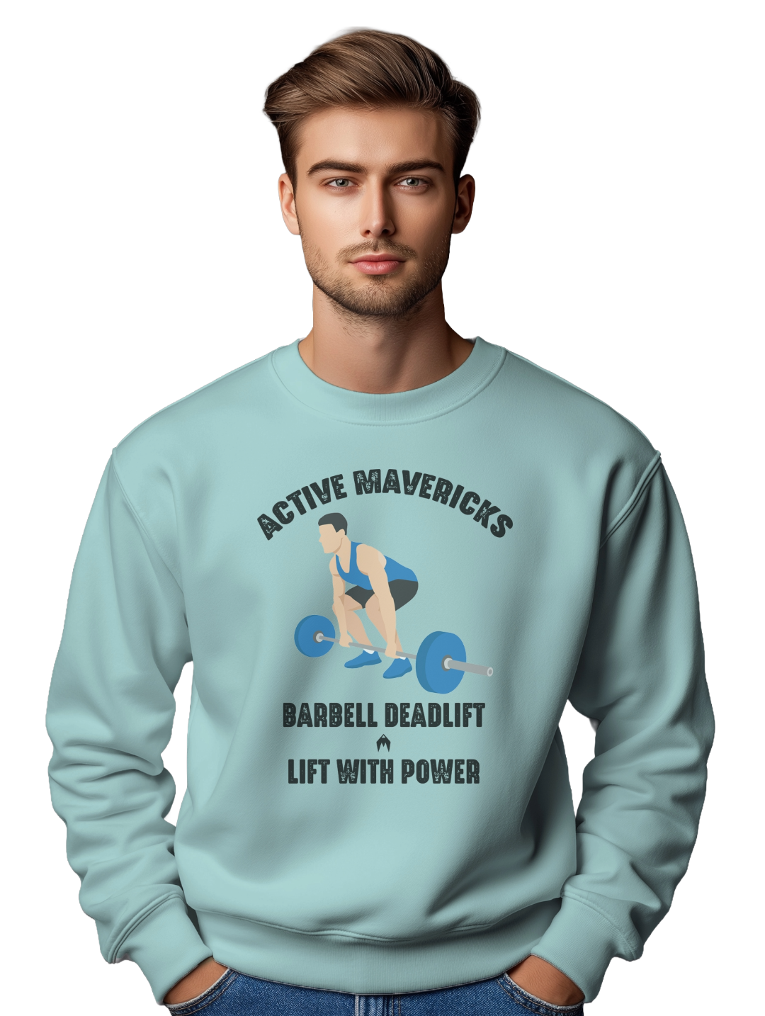 Men's BARBELL DEADLIFT Sweatshirt