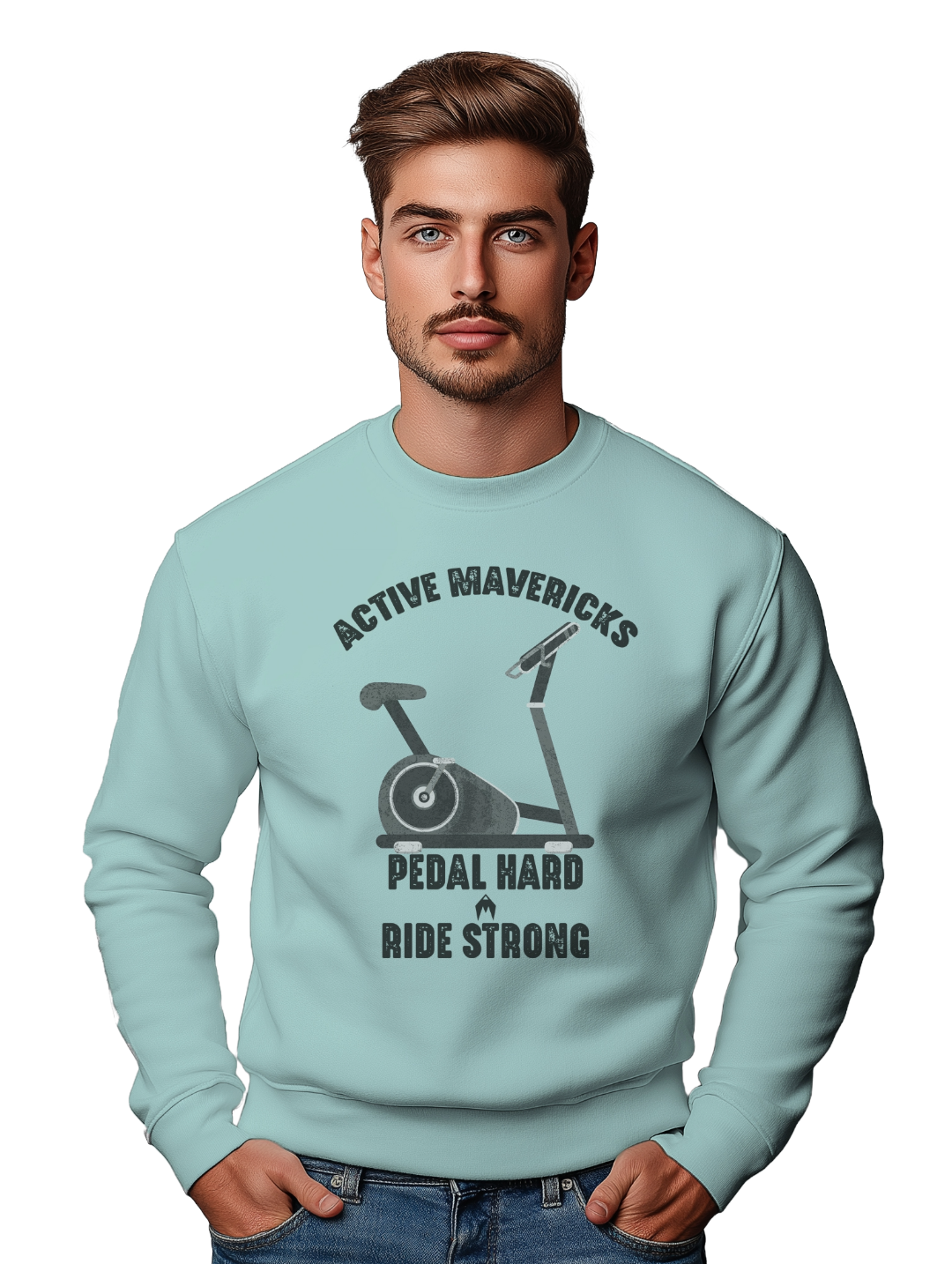Men's PEDAL HARD, RIDE STRONG Sweatshirt