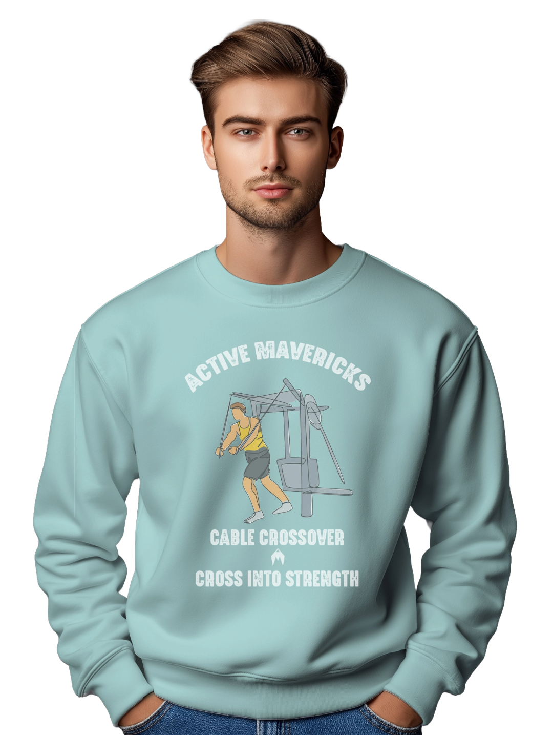 Men's CABLE CROSSOVER Sweatshirt