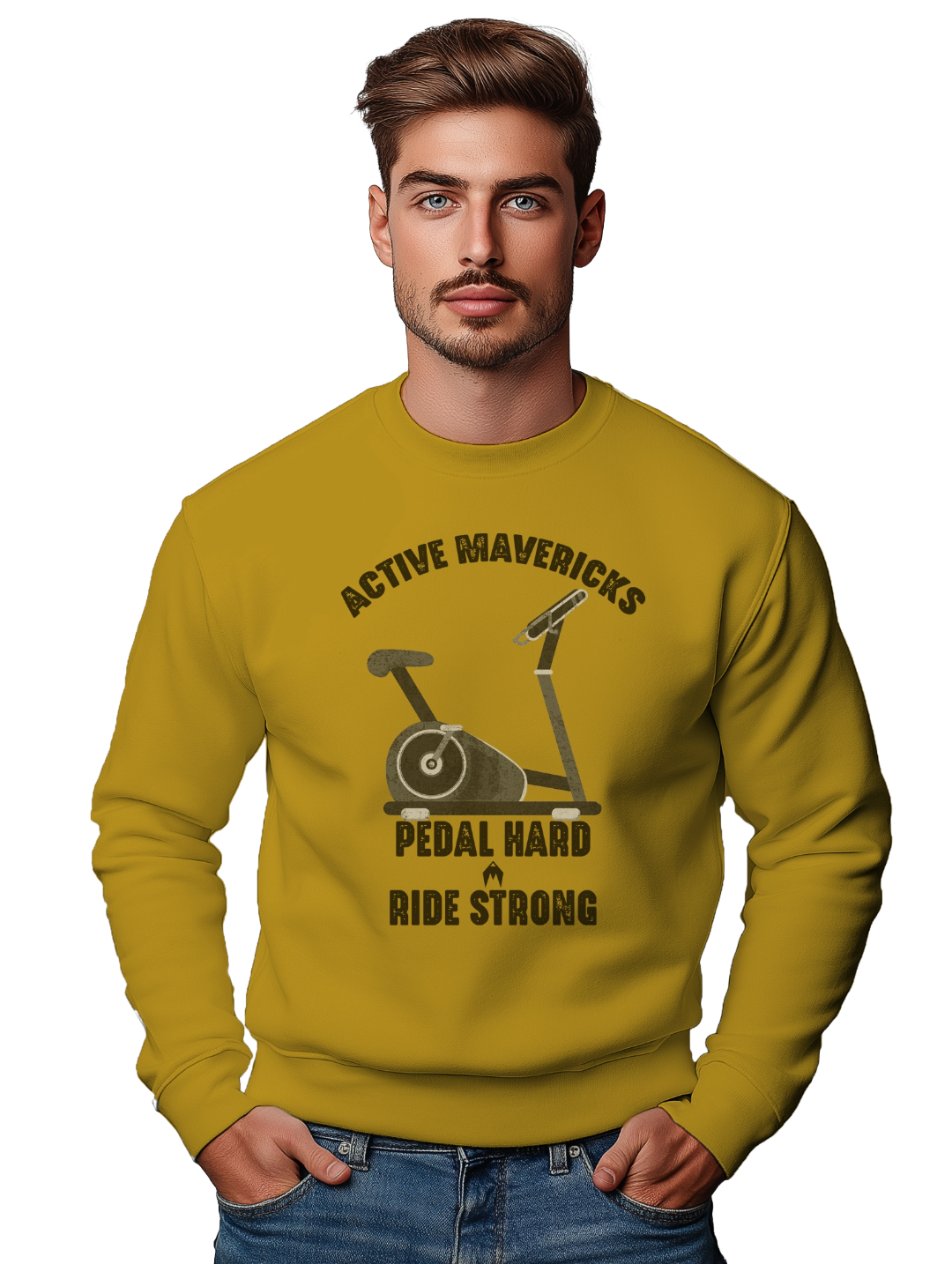Men's PEDAL HARD, RIDE STRONG Sweatshirt