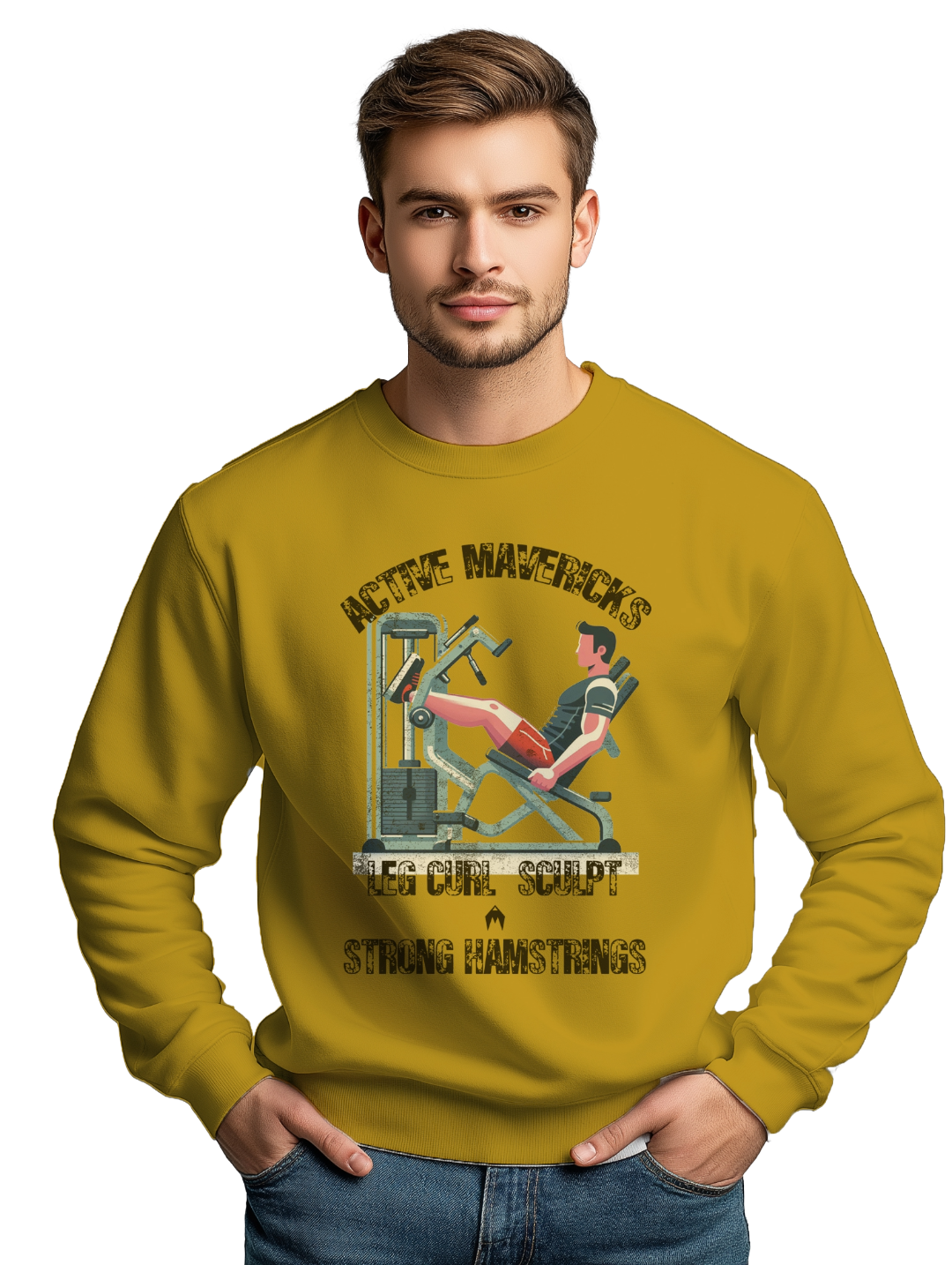 Men's LEG CURL SCULPT Sweatshirt