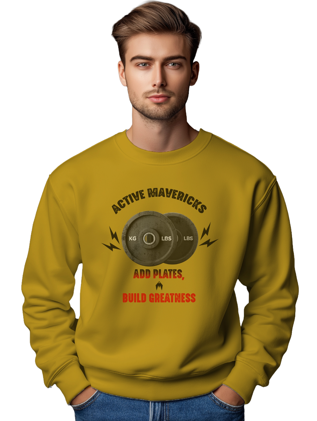 Men's WEIGHT PLATES Sweatshirt
